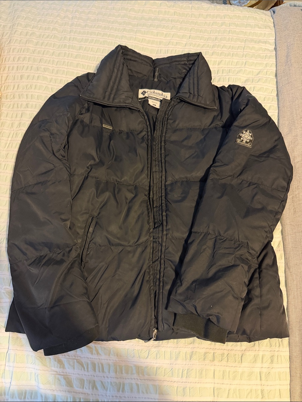 Columbia Black Quilted Puffer Jacket